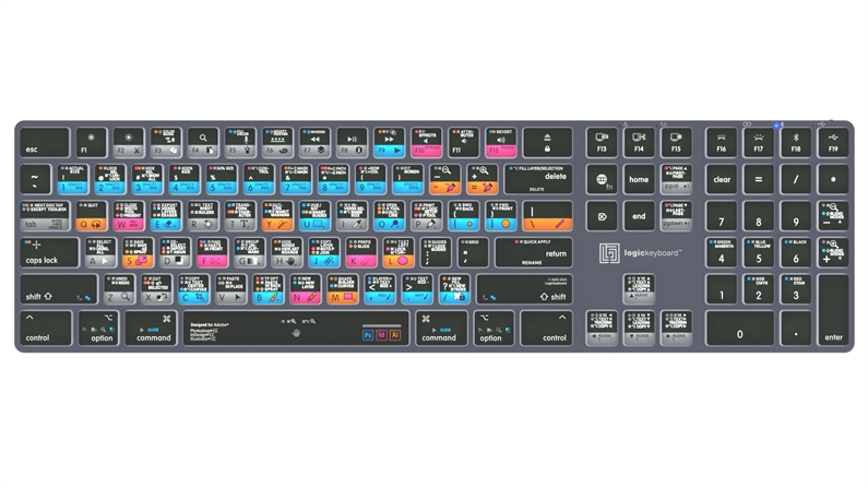 Adobe Graphic Designer<br>TITAN Wireless Backlit Keyboard - Mac<br>US English