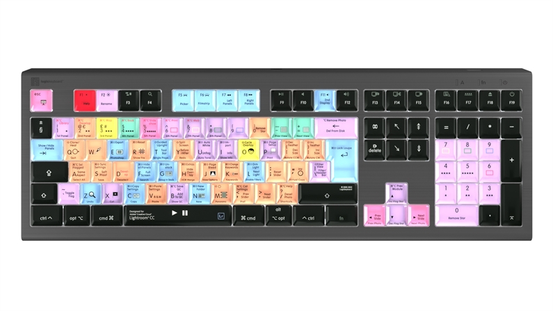 Adobe Lightroom CC<br>ASTRA2 Backlit Keyboard – Mac<br>UK English