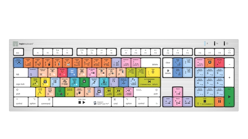 Apple Logic Pro X<br>ALBA Slimline Keyboard – Mac<br>US English