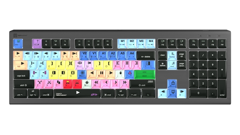 Avid Media Composer \'Classic\' layout<br>ASTRA2 Backlit Keyboard - Mac<br>