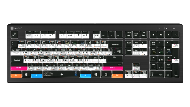 Adobe Photographer<br>ASTRA2 Backlit Keyboard – Windows<br>US English