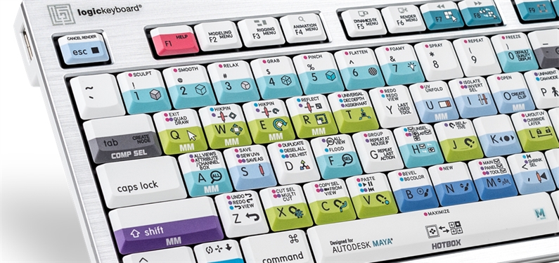 New 3D animation keyboard for Autodesk Maya