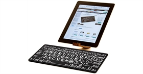 Bluetooth keyboard for vision impaired