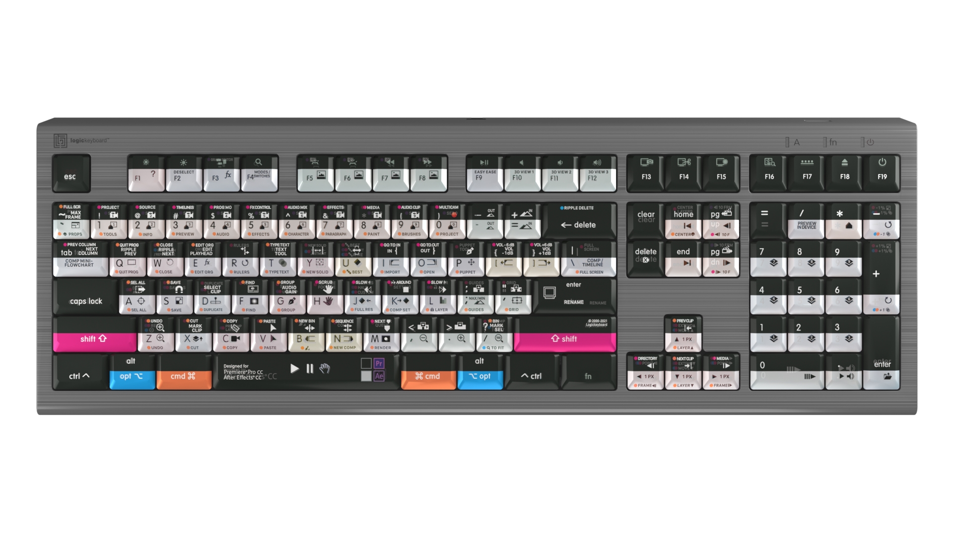 Adobe Filmmaker - Premiere Pro/After Effects keyboard | Logickeyboard