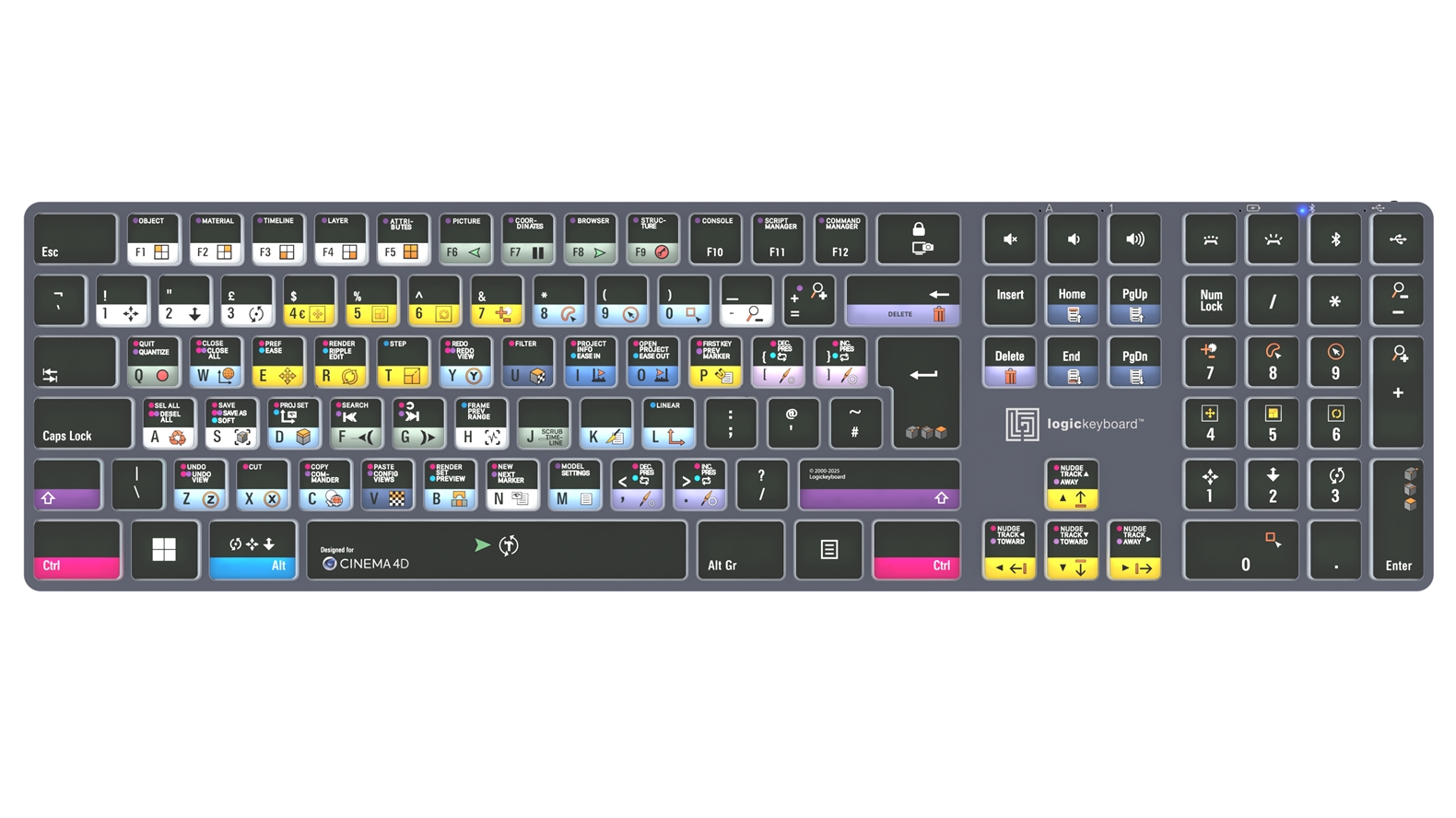 Cinema 4D<br>TITAN Wireless Backlit Keyboard - Windows<br>UK English