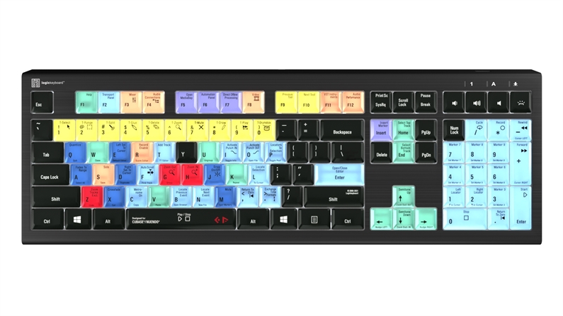 Cubase & Nuendo<br>ASTRA2 Backlit Keyboard – Windows<br>