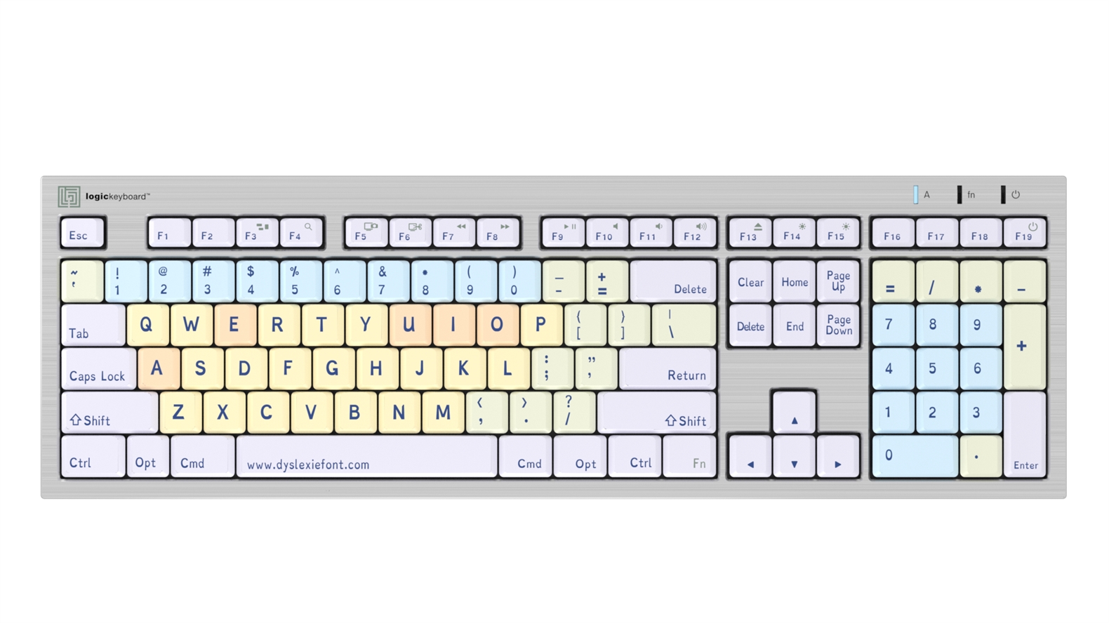 Dyslexie<br>ALBA Slimline Keyboard – Mac<br>