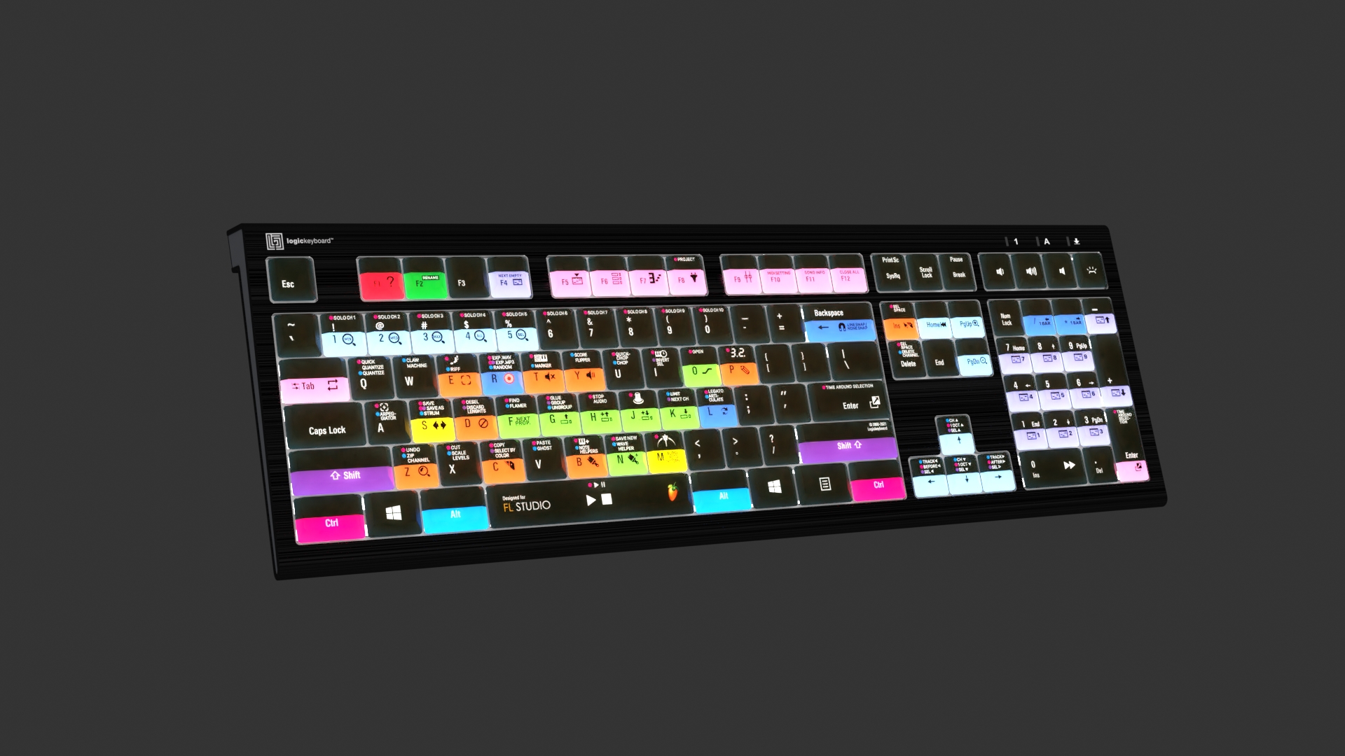 Logickeyboard ASTRA 2 Backlit Keyboard for FL LKB-FLS-A2M-US B&H