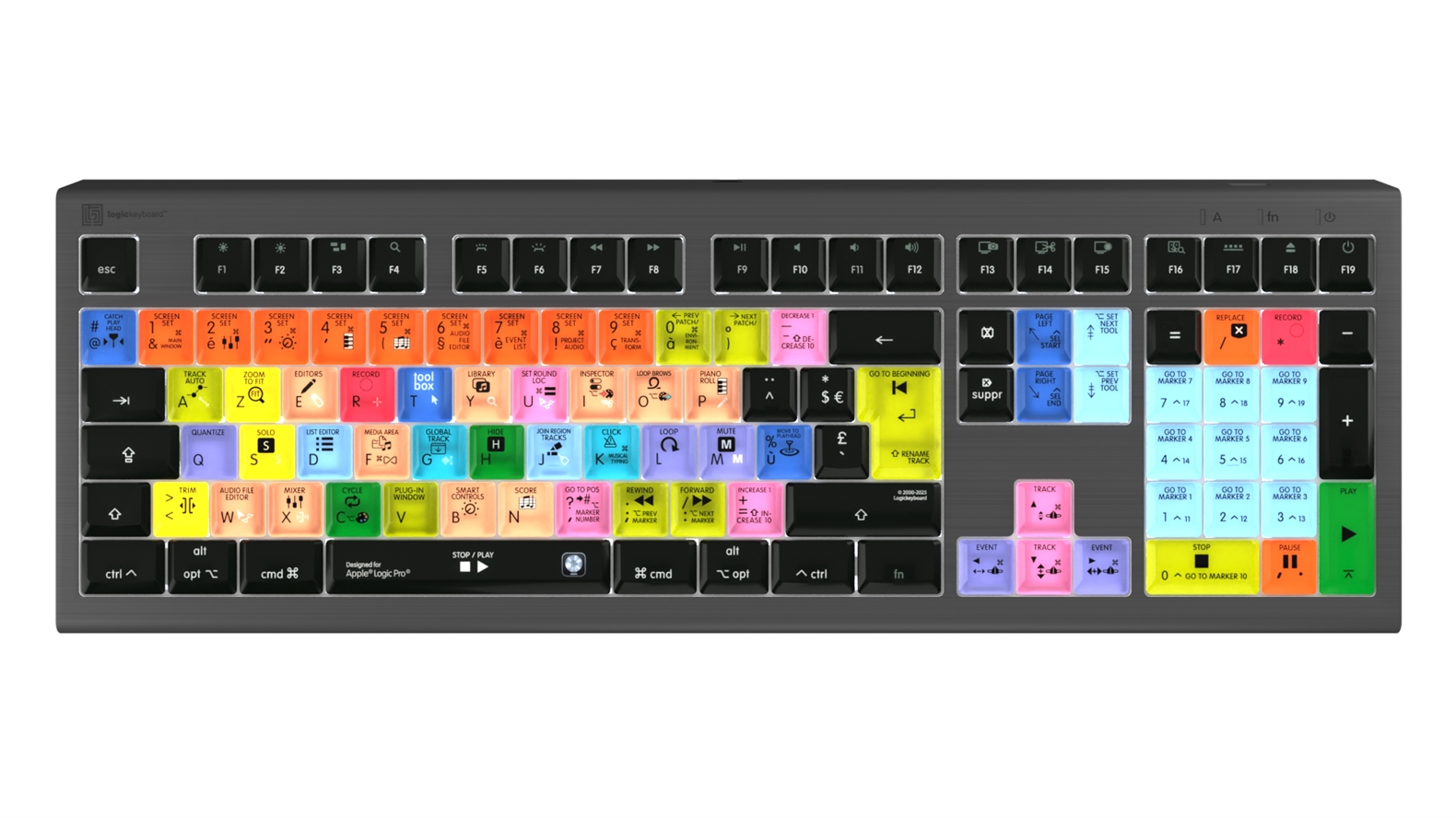 Apple Logic Pro X<br>ASTRA2 Backlit Keyboard – Mac<br>FR French