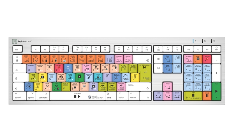 Apple Logic Pro X<br>ALBA Slimline Keyboard – Mac<br>UK English
