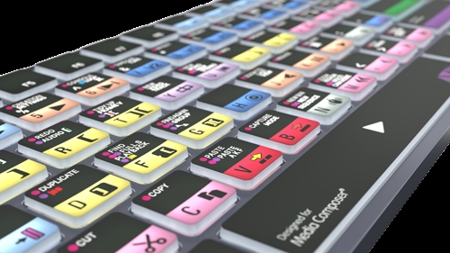 Logickeyboard shortcut keyboard for video editing