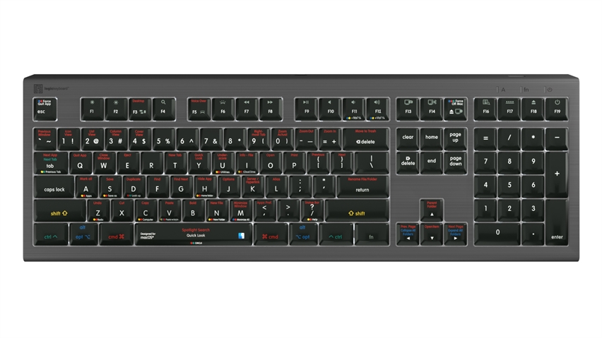 Shortcut keyboard Backlit & Bluetooth - Mac
