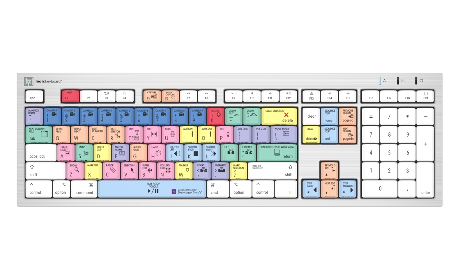 Adobe Premiere Pro CC<br>ALBA Slimline Keyboard – Mac<br>