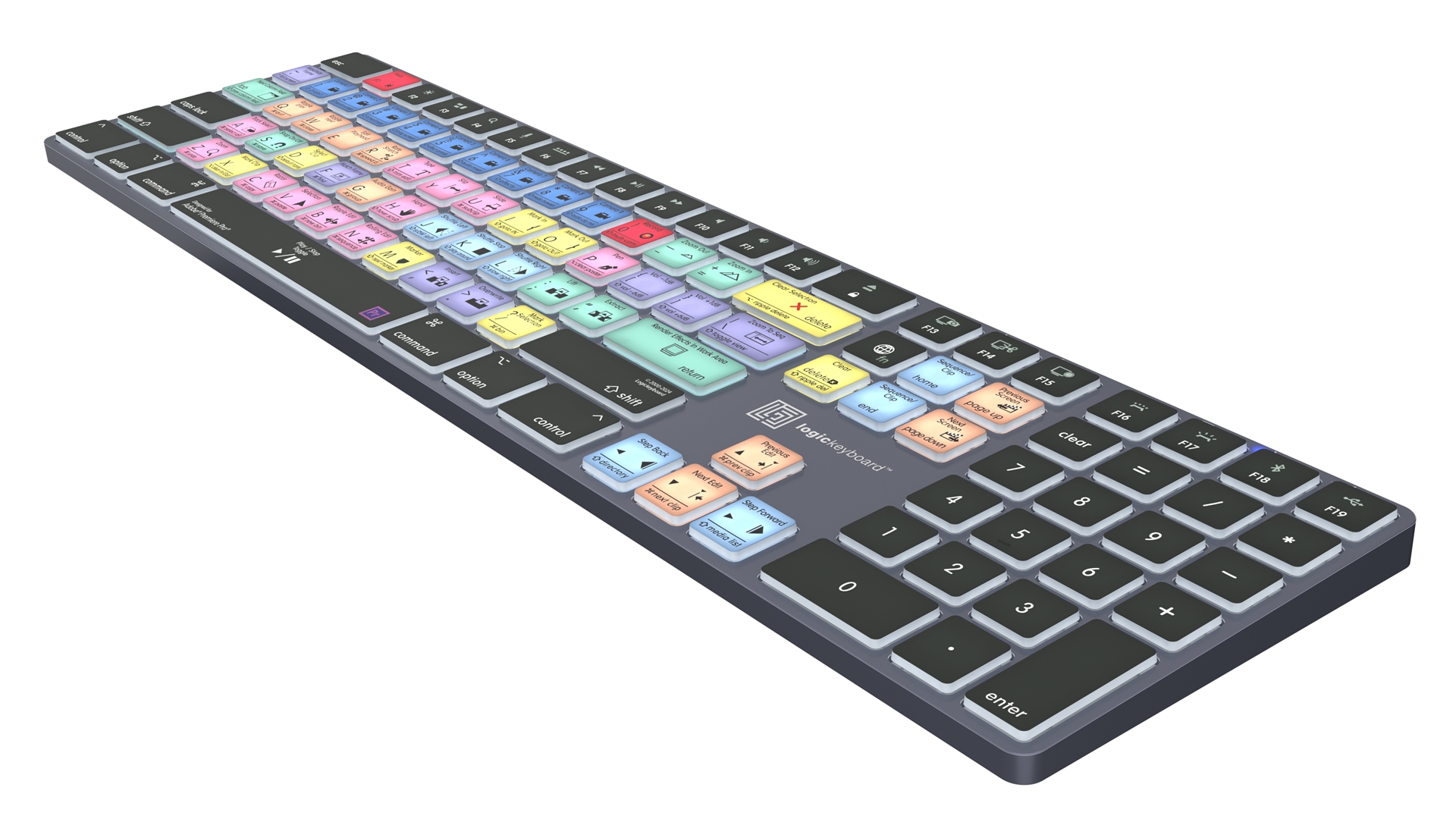 Shortcut keyboard Backlit & Bluetooth - Adobe Premiere Pro - Mac
