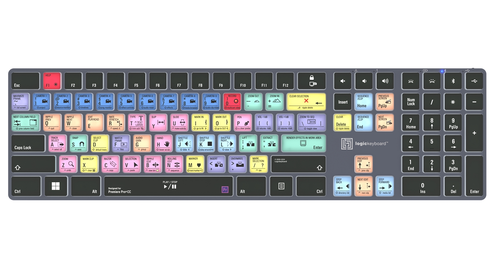 Adobe Premiere Pro CC<br>TITAN Wireless Backlit Keyboard - Windows<br>