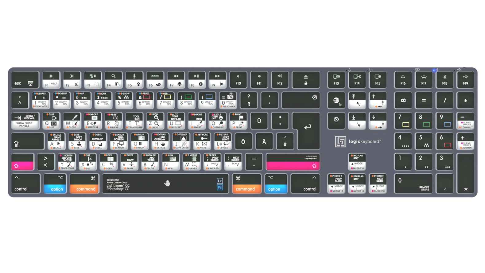 Adobe Photographer<br>TITAN Wireless Backlit Keyboard - Mac<br>DE German