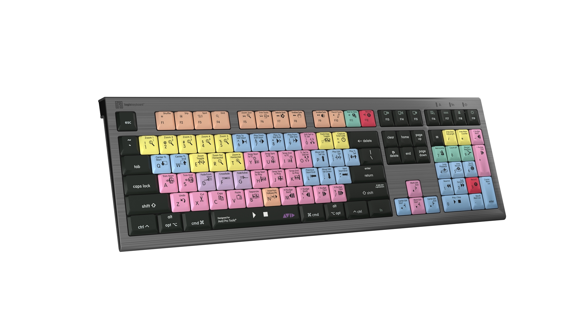 Logickeyboard Backlit - Designed for Avid Pro Tools - Mac