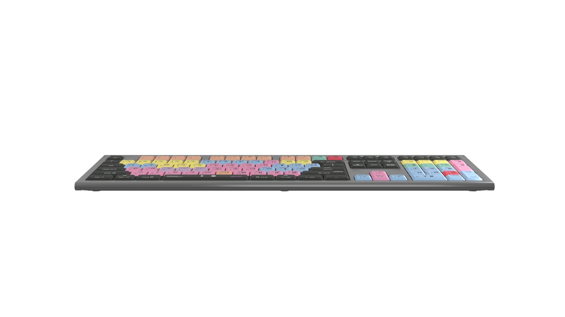 LOGICKEYBOARD QWERTY Mac ASTRA clavier rétroéclairé QWERTY, USB, Avid Pro  Tools