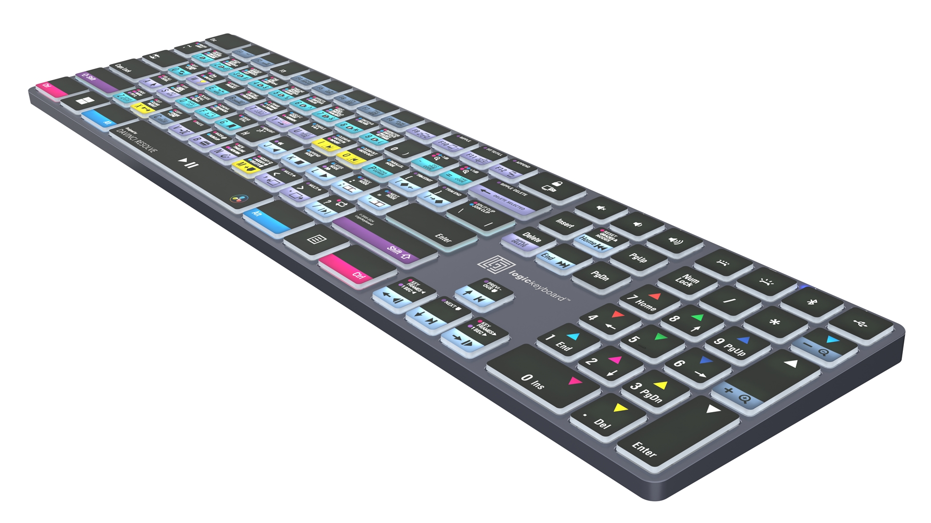 Shortcut keyboard Backlit & Bluetooth - DaVinci Resolve - Windows