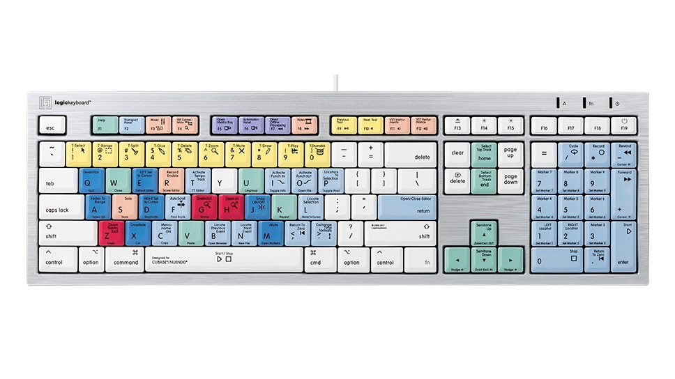 Cubase & Nuendo<br>ALBA Slimline Keyboard – Mac<br>