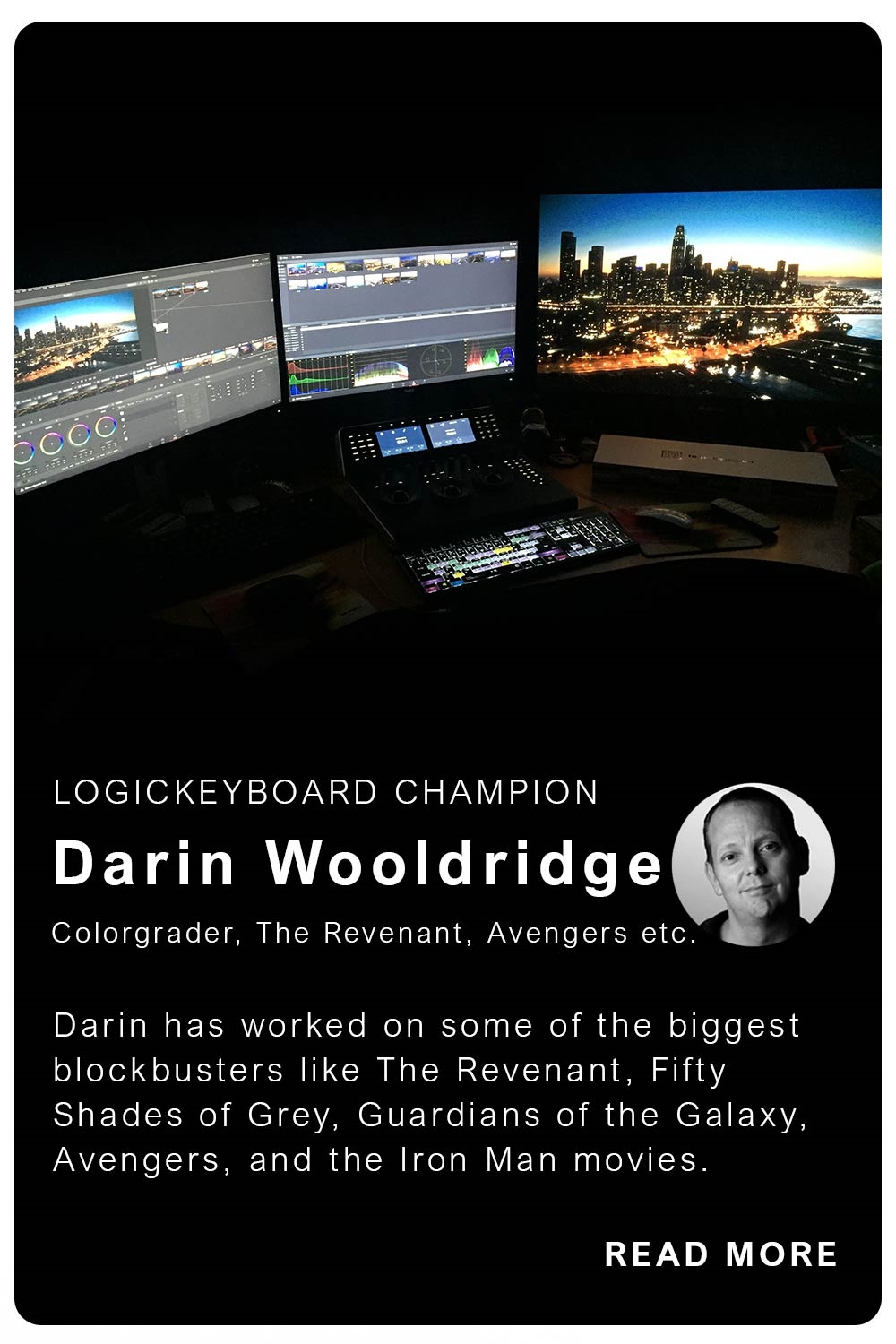 Logickeyboard Champions Darin Wooldridge