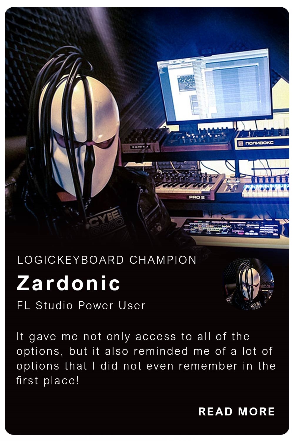 Logickeyboard Champions Zardonic