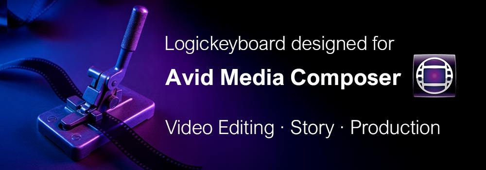Color-Coded Editing Keyboards for Avid Media Composer Work faster and edit smarter with a Logickeyboard designed for Avid Media Composer.