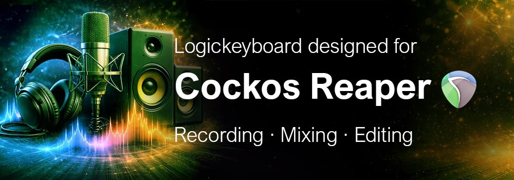 Color-Coded Keyboards for Cockos Reaper Record, edit, and mix audio with precision. Create custom workflows, apply effects, and master your sound.