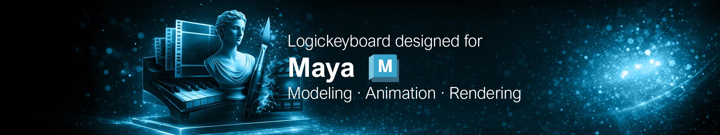 Autodesk Maya - 3D VFX software for character creation, rigging, animation and simulation.