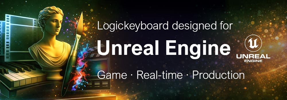 Color-Coded Keyboards for Unreal Engine Design, animate, and render stunning 3D environments. Create immersive experiences with powerful game development tools.