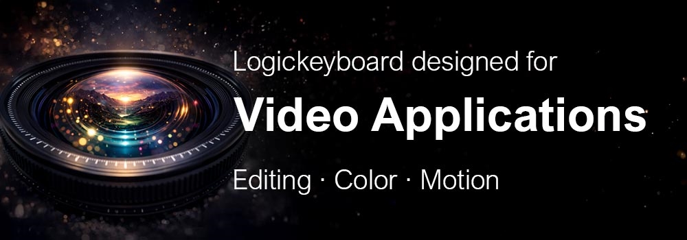 Shortcut Keyboards for Video Editing Boost productivity and educate yourself with an iconic Logickeyboard shortcut keyboard