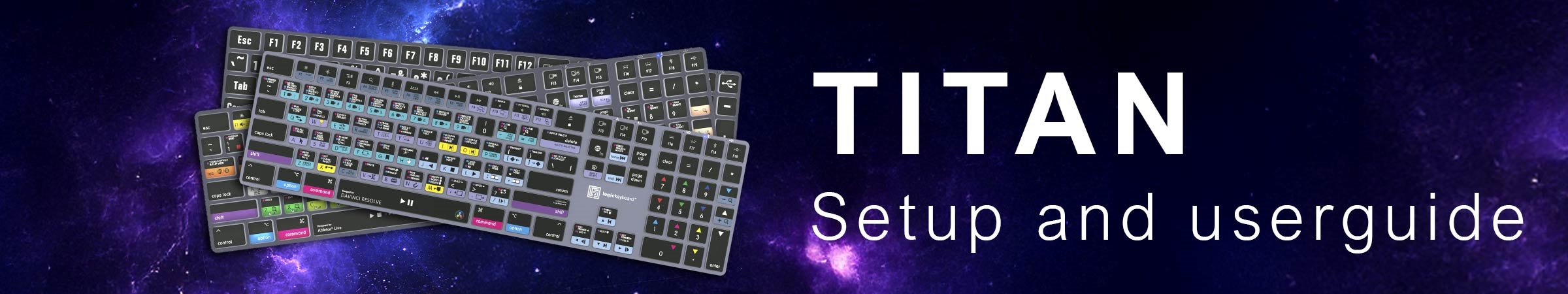 TITAN keyboard guide and support
