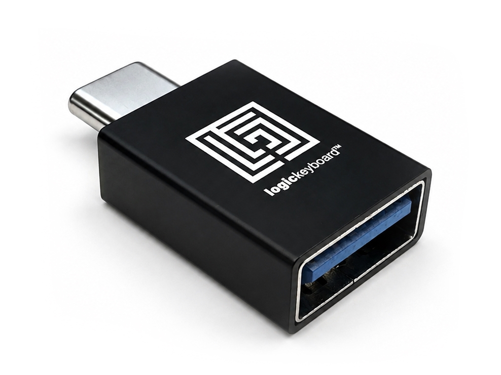 Logickeyboard USB-C to USB-A 3.0 Adaptor