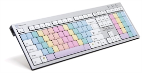 BlindTouch Typing<br>Silver Slimline Keyboard – Windows<br>