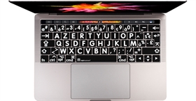 Keyboard cover with large letters