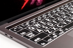 Keyboard cover for visually impaired