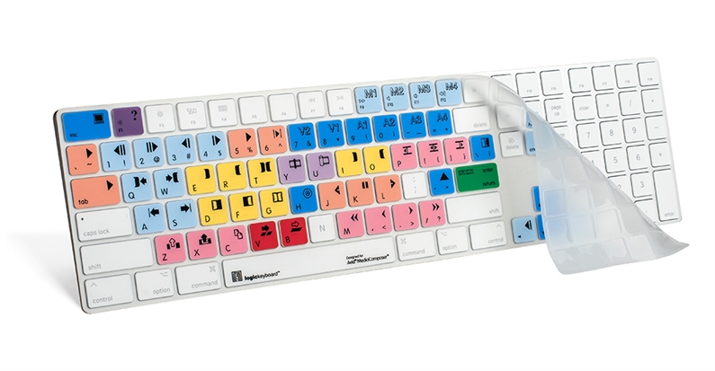 Apple Keyboard cover for Media Composer