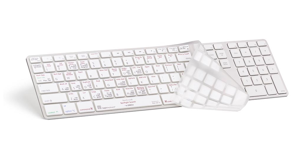 US/EU Layout Ultra Thin Protector Skin MMDW Logic pro X Shortcuts Extended Layout Silicone Keyboard Protective Cover Skin Compatible with iMac Magic Keyboard with Numeric Keypad MQ052LL/A A1843