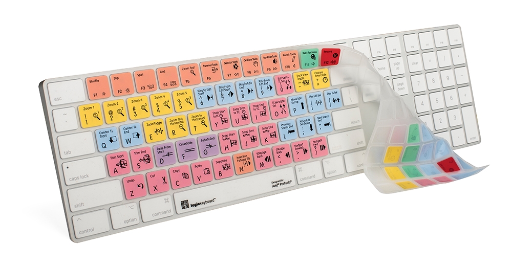 US Avid Pro Tools ® keyboard stickers for MAC Cineo Keyboard layout 