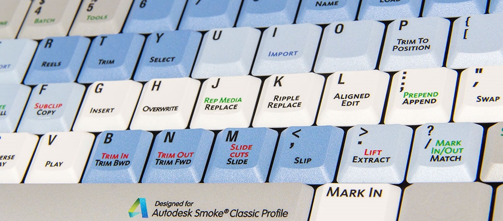 Logickeyboard™ Autodesk SMOKE Linux® keyboard